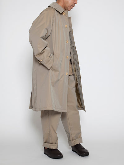 CJ046 - CORONA・Up Duster Coat RB21 / High Density Chambray Gabardine - Beige