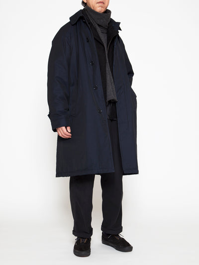 CJ046 - CORONA・Up Duster Coat RB21 / High Density Chambray Gabardine - Midnight Navy
