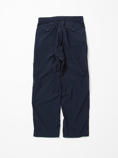 CP026 - CORONA・2T Desert Slacks / TR Oxford - Navy Stripe