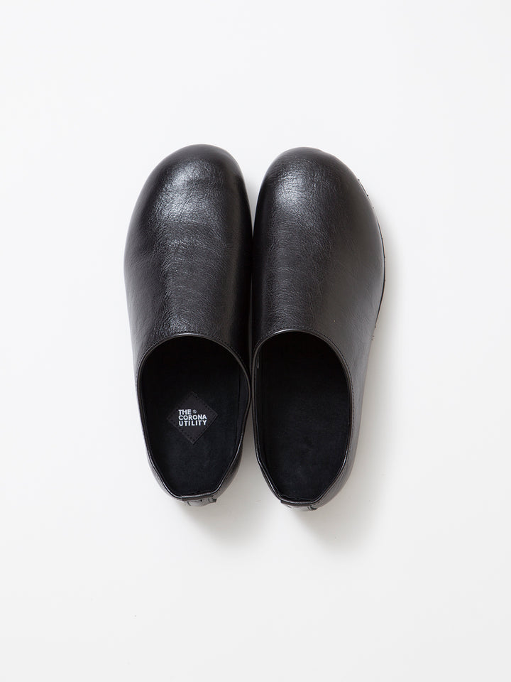NAKAMURA SHOES × THE CORONA UTILITY - CZ010・Easy Slip-On / Kip Leather - Black