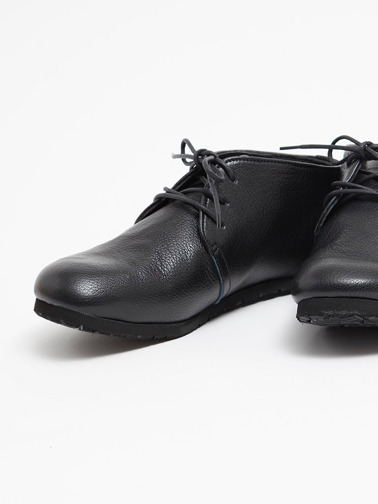 NAKAMURA SHOES × THE CORONA UTILITY - CZ011・Black Goat Skin Easy Chukka