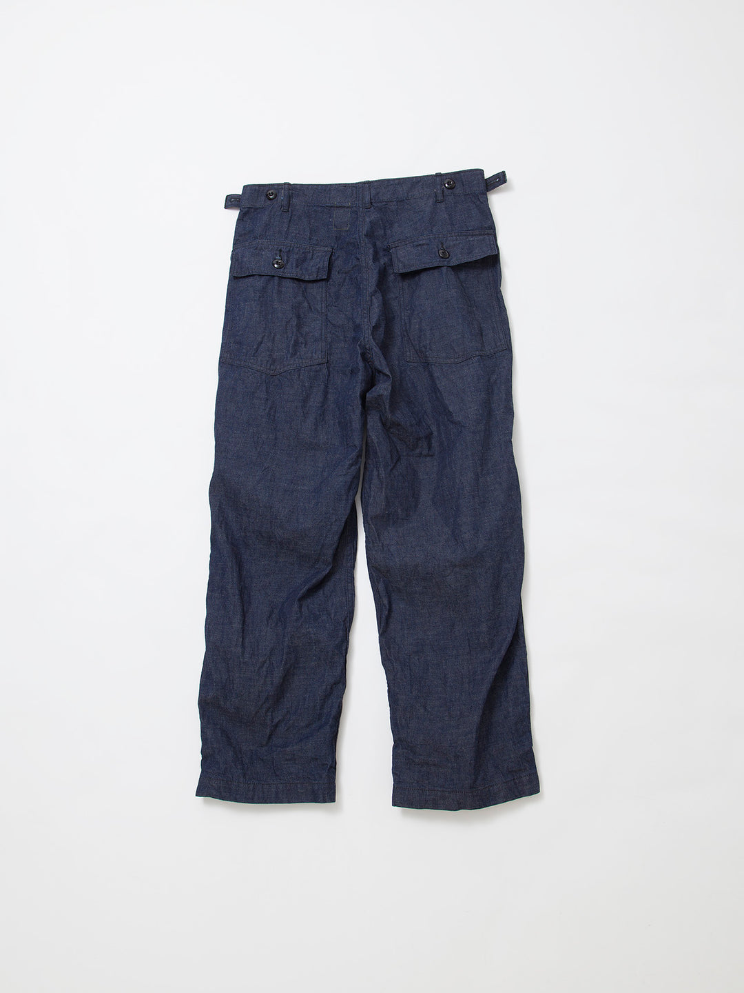 FP001・"UTILITY SLACKS" / High Density Indigo Denim w/Black Stitch