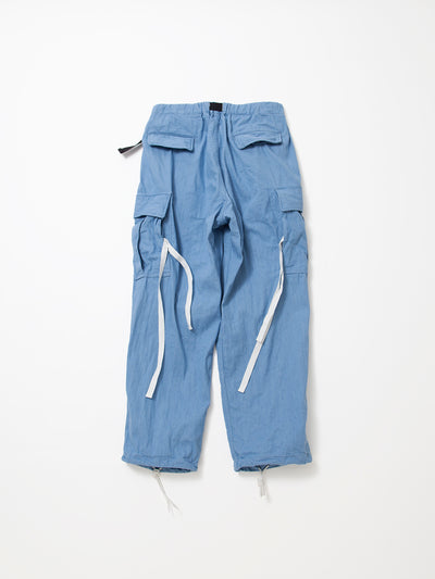 FP006E - FATIGUE SLACKS "JUNGLE EASY SLACKS" / Bleached Denim