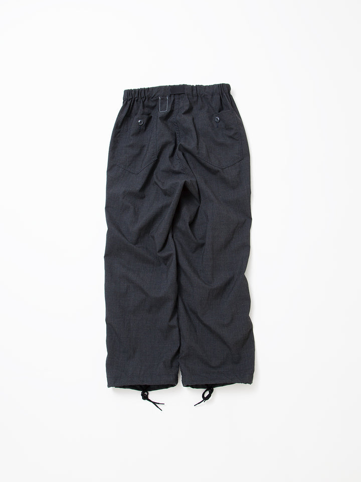FP005E・"AGGRESSOR EASY SLACKS" / Wool Tropical Cloth - Charcoal
