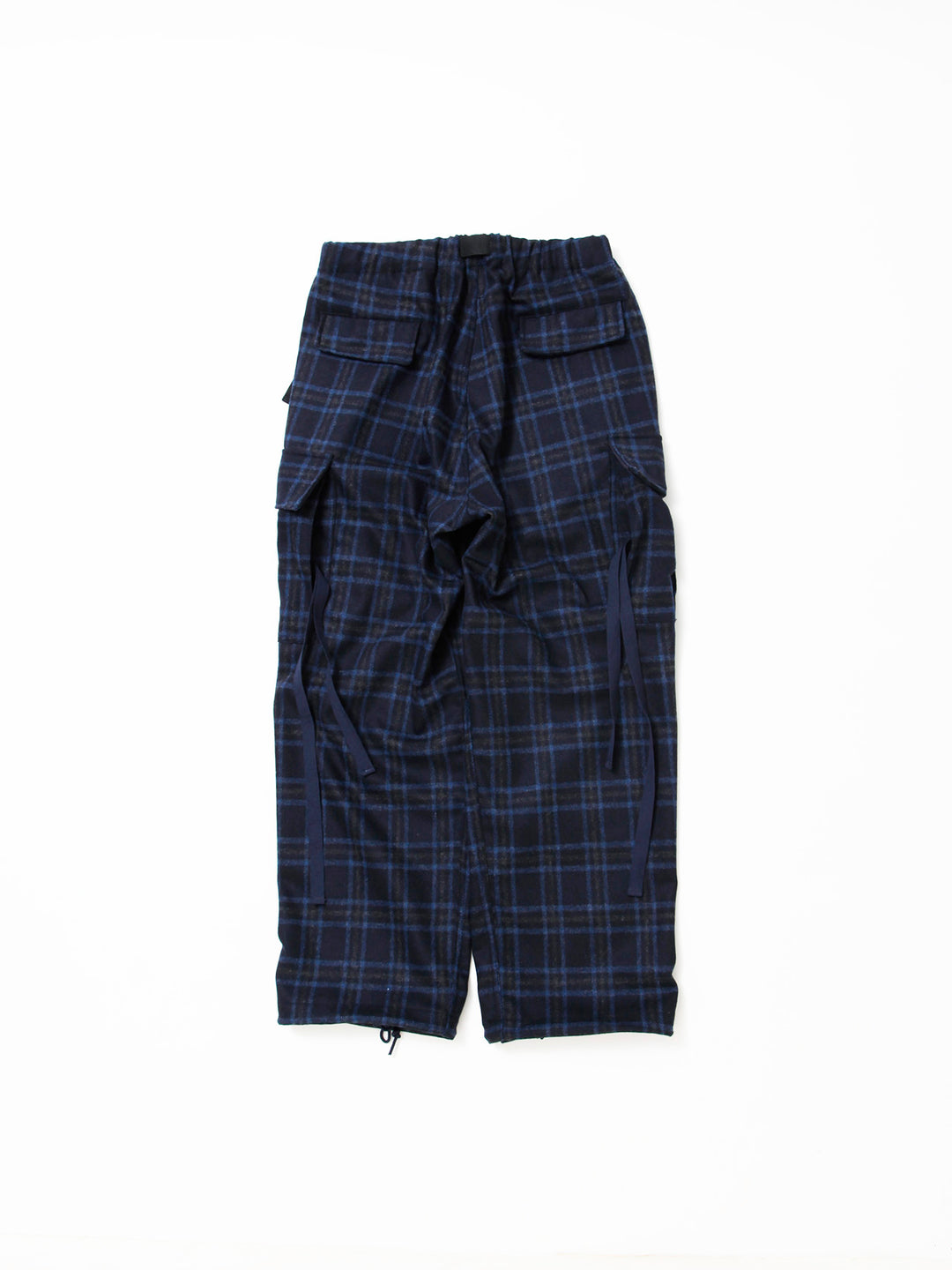 FP006E・"JUNGLE EASY SLACKS" / Stretch Wool Check - Navy Check