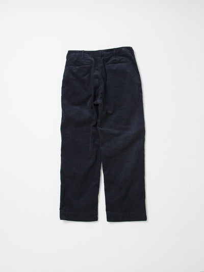 FP010 - FATIGUE SLACKS "DESERT SLACKS" / Cotton Corduroy - Midnight Navy