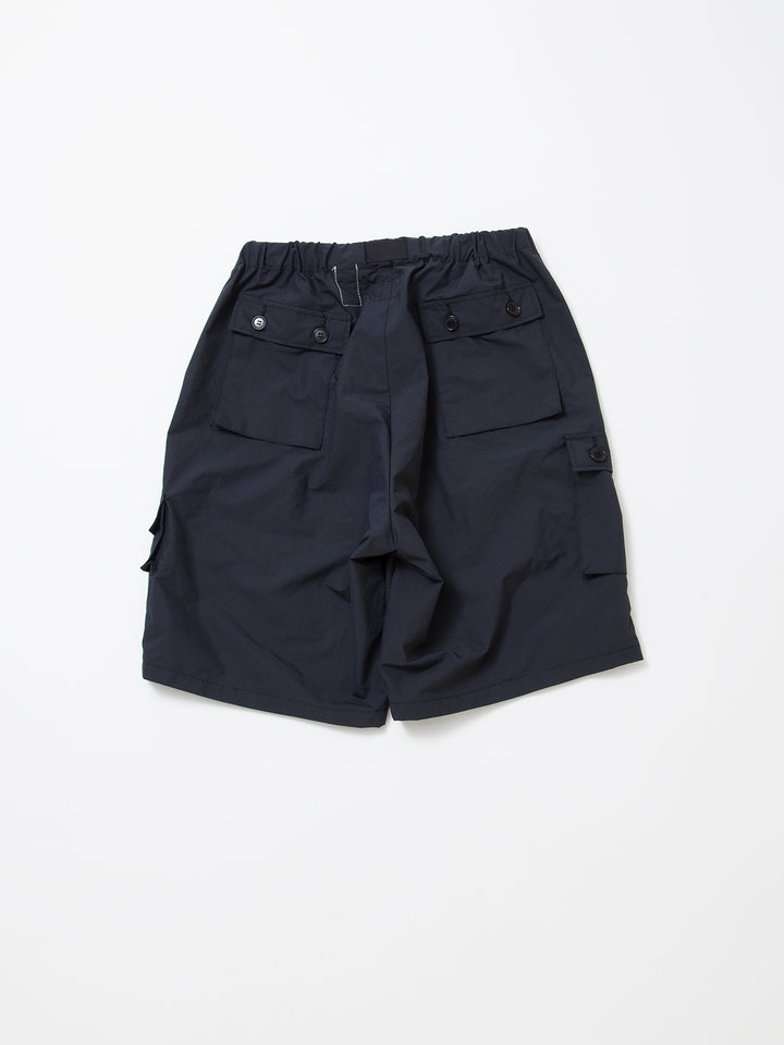 FP014E・"TIGER EASY SHORT SLACKS" / Polyester Ripstop - Black