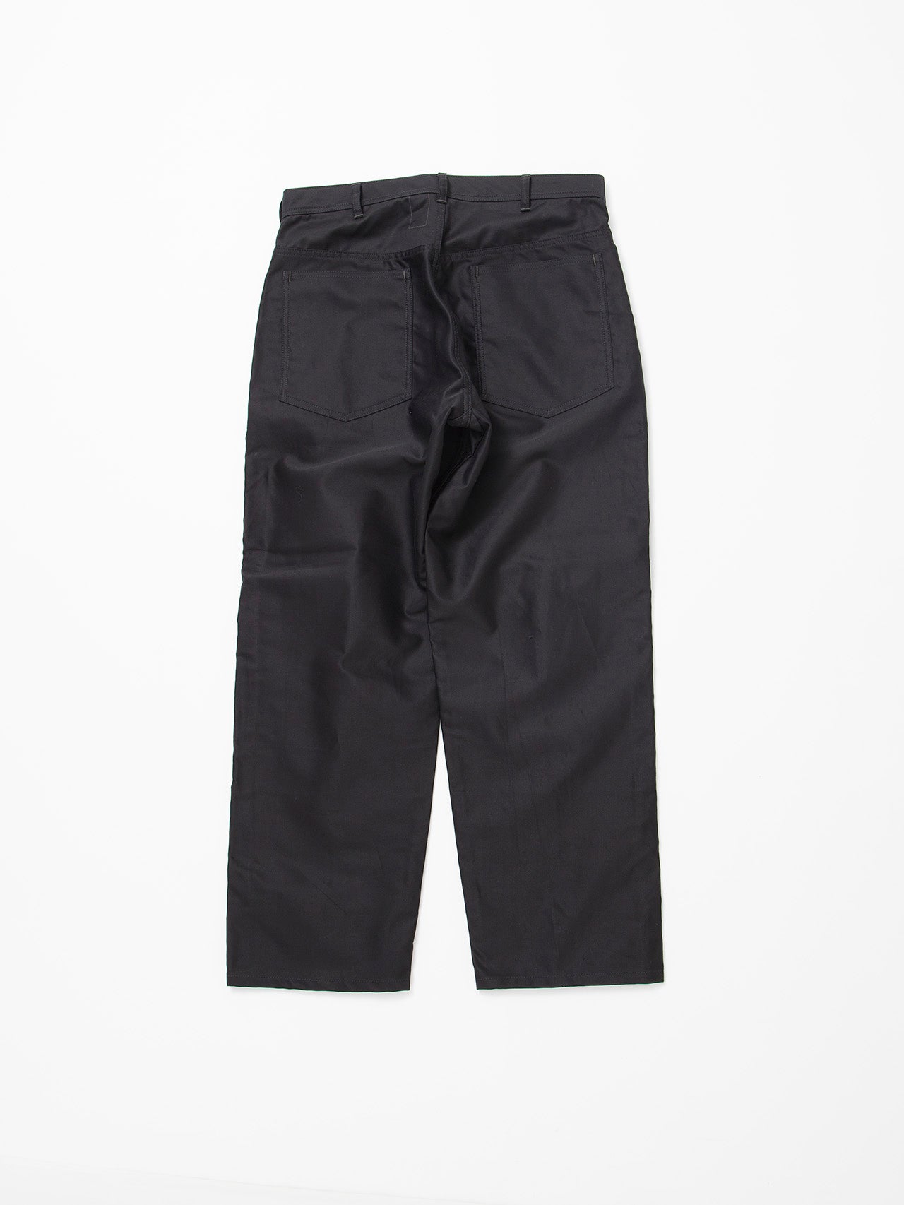 FP016 - FATIGUE SLACKS "SEAMANS SLACKS" / Giza Cotton Moleskin - Black