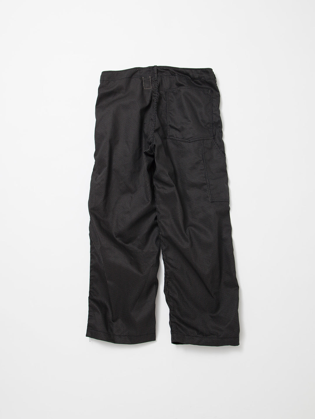FP017・"UTILITY RM-43 SLACKS" / Black Key Stripe - Grey Stripe on Black