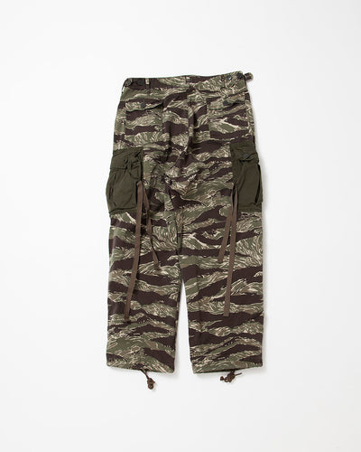FATIGUE SLACKS - BOONIE SLACKS / Tiger Stripe w/Special Bio Wash