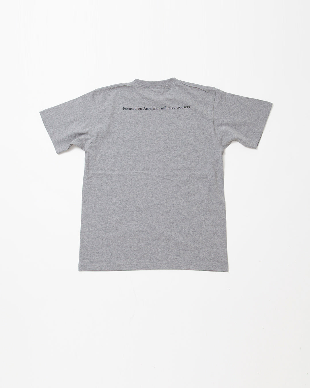 FATIGUE SLACKS・Focus / Heather Grey × Black Embroidery