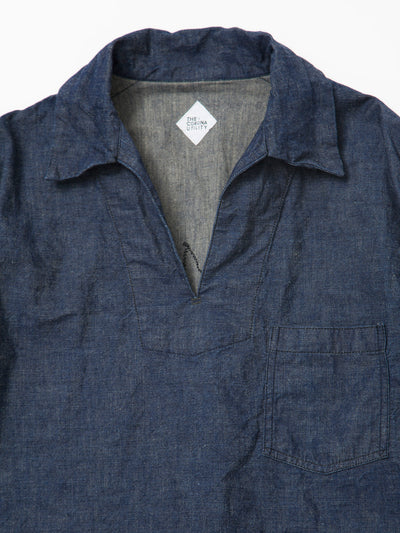CJ005 - CORONA・Utility Sailor Jacket / 8.5oz High Density Indigo Denim