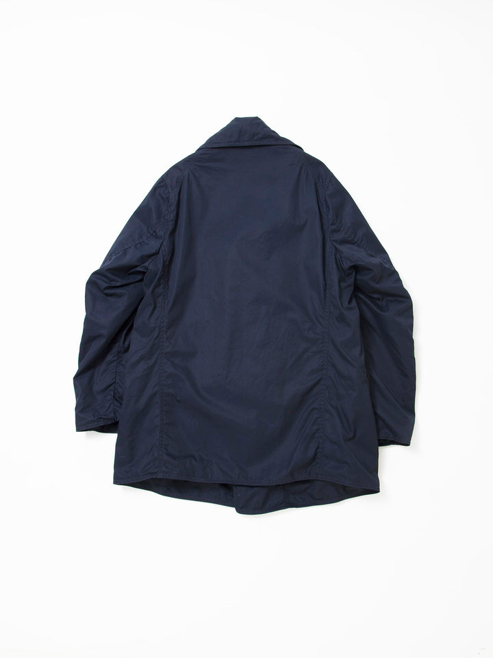 CJ009・Utility Mackinaw Coat / High Density Cotton Gabardine - Midnight Navy