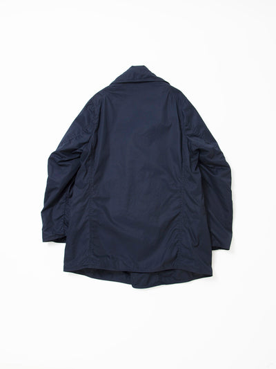 CJ009 - CORONA・Utility Mackinaw Coat / High Density Cotton Gabardine - Midnight Navy