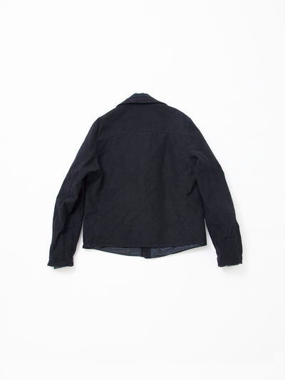 CJ014 - CORONA・Utility WB Zipup Jacket / Cotton Moleskin - Black