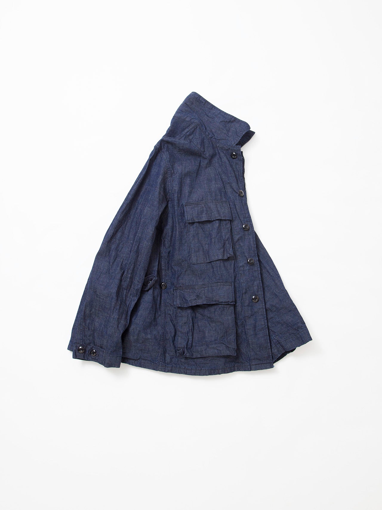 CJ025・B.D.U Jacket 22 / 8.5oz High Density Indigo Denim