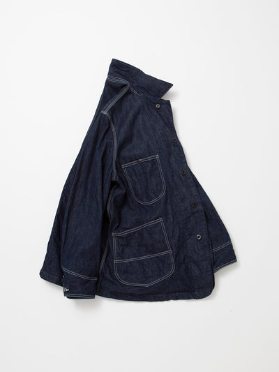 CJ043 - CORONA・Myrtle Work Coat / 10oz Indigo Denim
