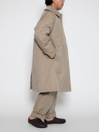 CJ046 - CORONA・Up Duster Coat RB21 / High Density Chambray Gabardine - Beige