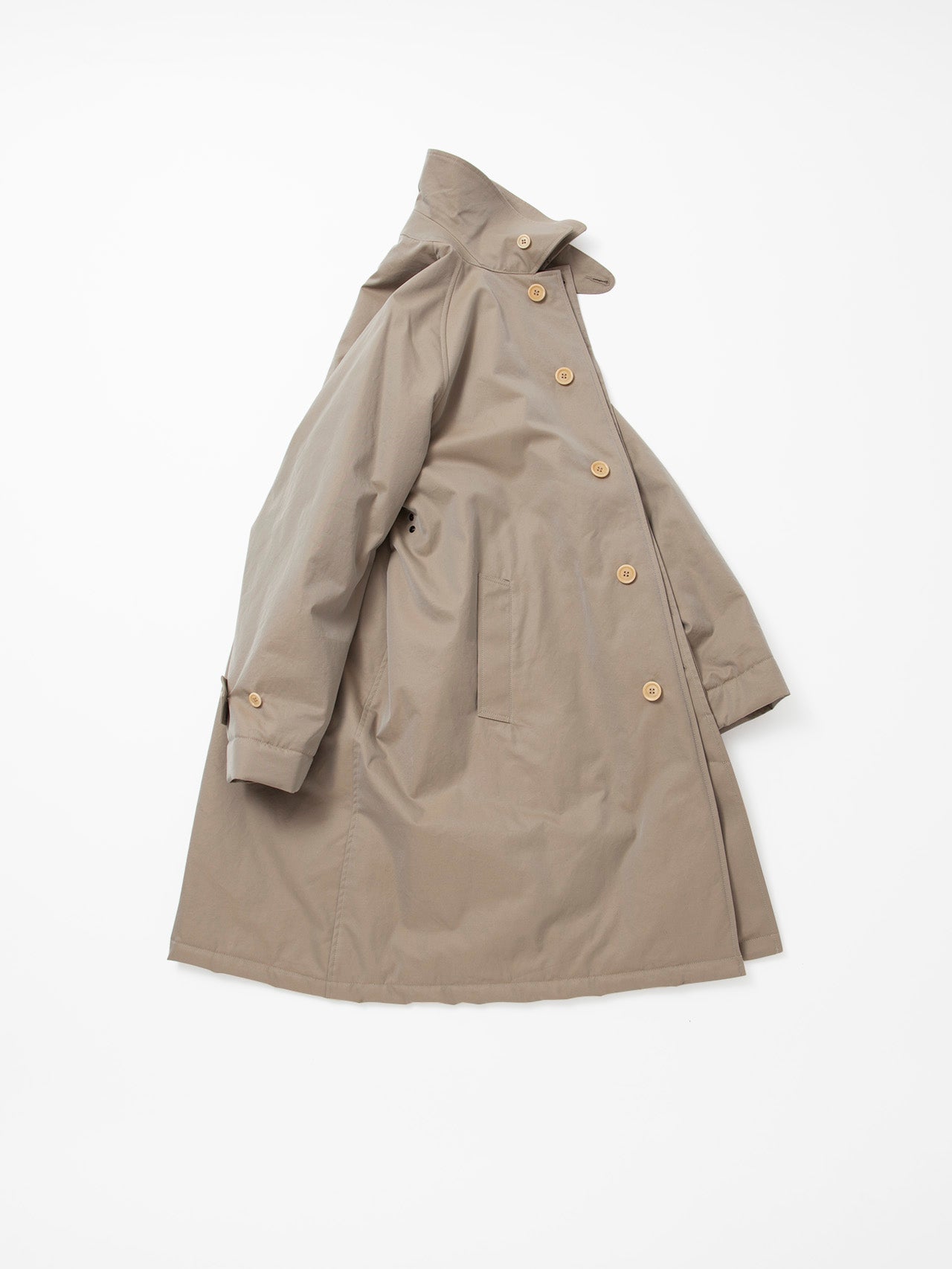 CJ046 - CORONA・Up Duster Coat RB21 / High Density Chambray Gabardine - Beige