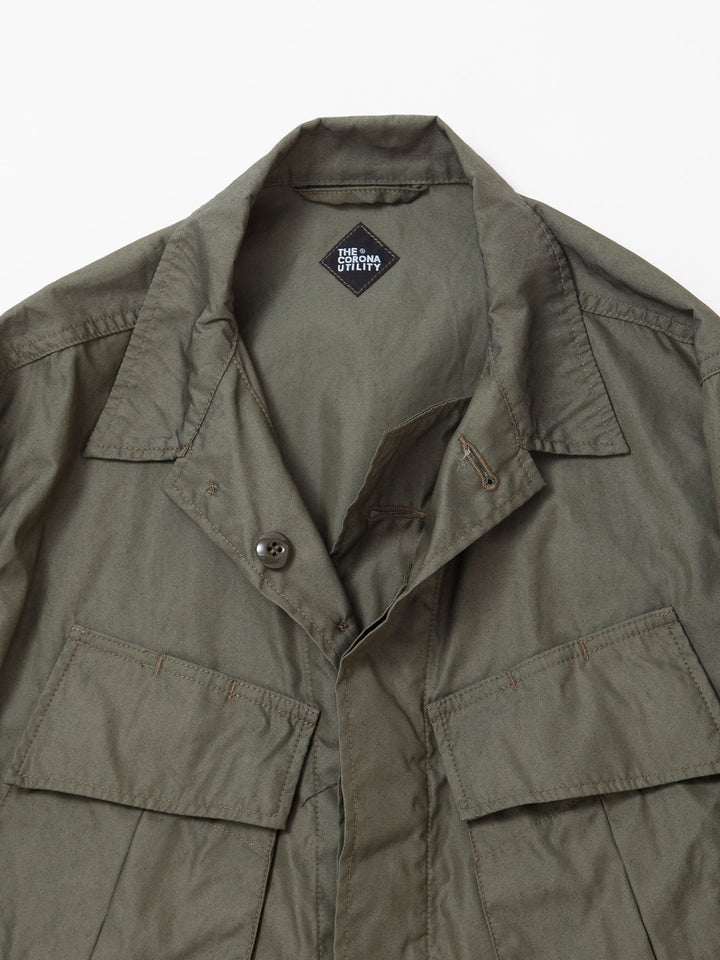 CJ096・Jungle Jacket / USMC M-51 NYCO Blocks - OD