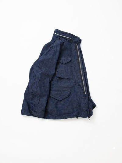 CJ112 - CORONA・M-65 Field Jacket / 8.5oz High Density Indigo Denim
