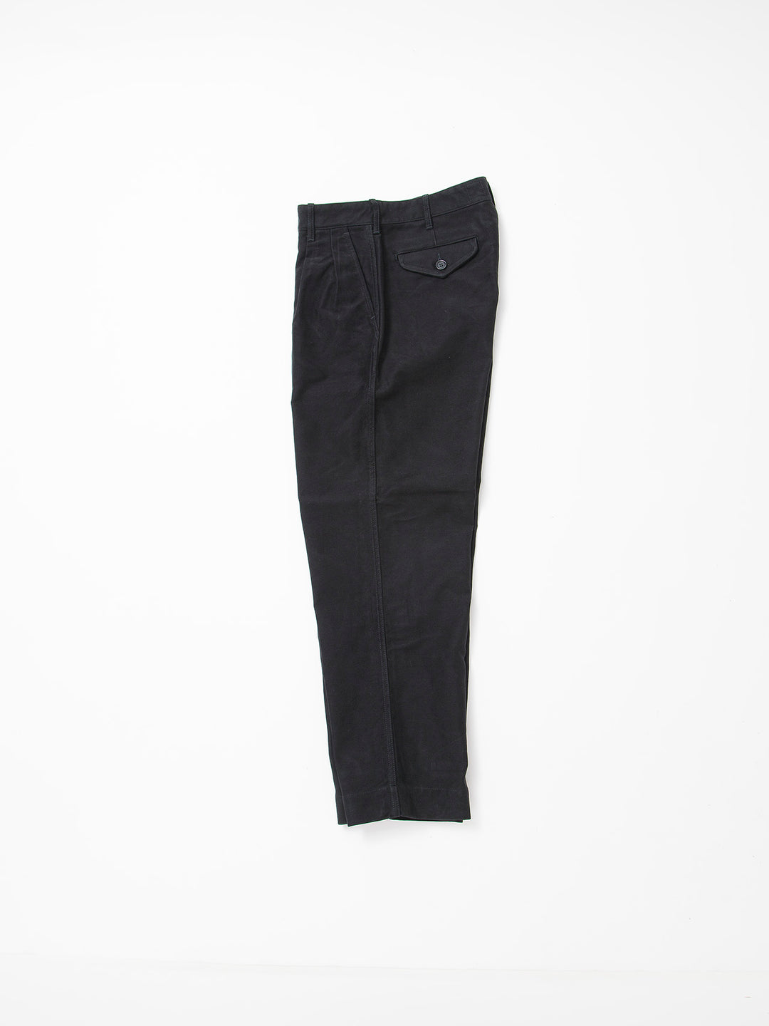 CP026・2T Desert Slacks / Cotton Moleskin - Black