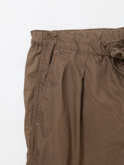 CP026E - CORONA・2T Desert Slacks / High Density Cotton Gabardine - Dark Khaki