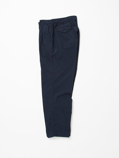 CP026 - CORONA・2T Desert Slacks / TR Oxford - Navy Stripe