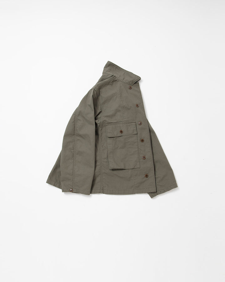 CS022・Navy Utility Jac Shirt / Olive Green