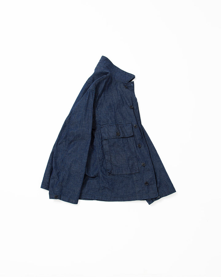 CS022・Navy Utility Jac Shirt / Indigo Denim