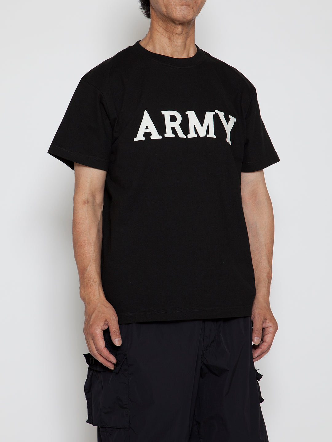 THE CORONA UTILITY - CT005・ARMY Felt Tee / Black