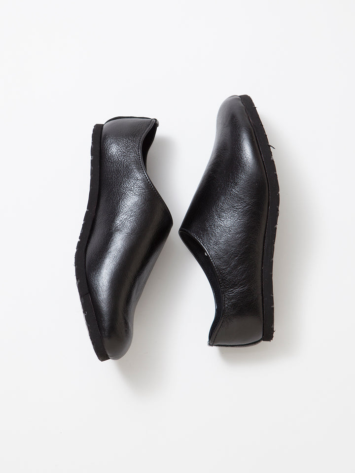 NAKAMURA SHOES × THE CORONA UTILITY - CZ010・Easy Slip-On / Kip Leather - Black