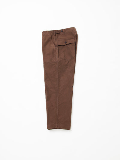 FP001 - FATIGUE SLACKS "UTILITY SLACKS" / Cotton Moleskin - Brown
