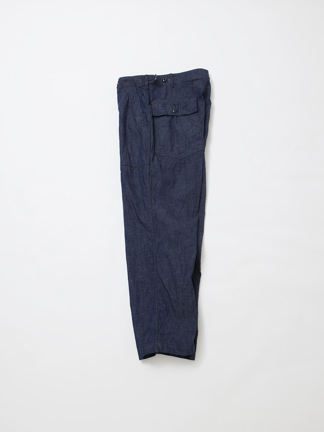 FP001・"UTILITY SLACKS" / High Density Indigo Denim w/Black Stitch