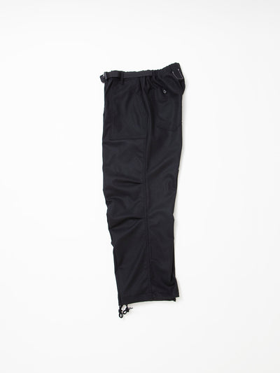 FP005E - FATIGUE SLACKS "AGGRESSOR EASY SLACKS" / Wool + Ester Stretch Twill - Black