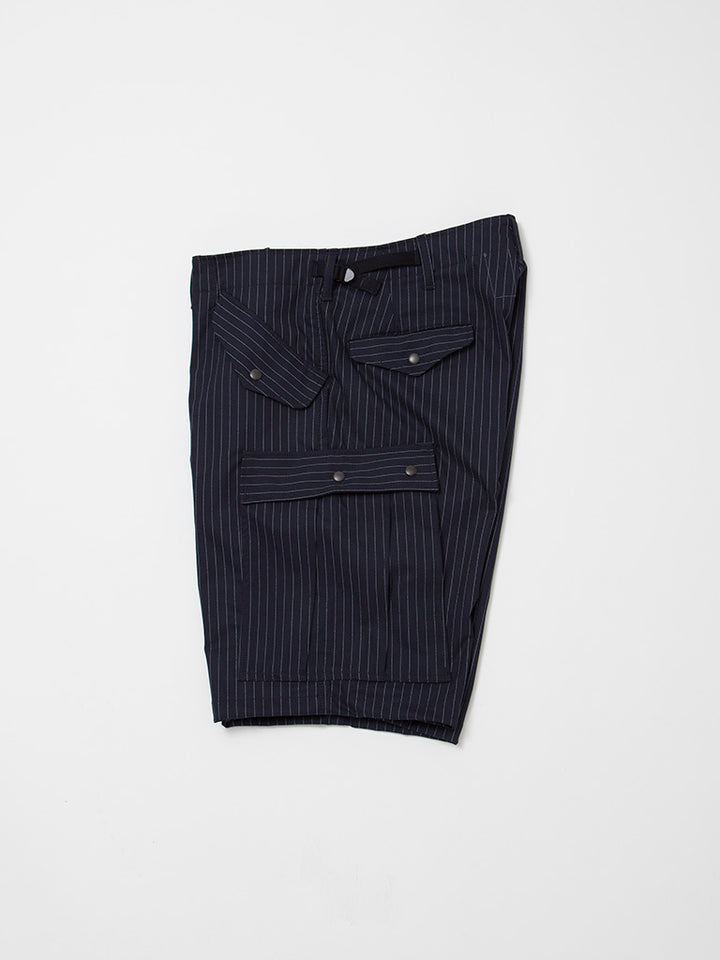 FP009・"M-51 SHORT SLACKS" / TR Oxford - Navy Stripe