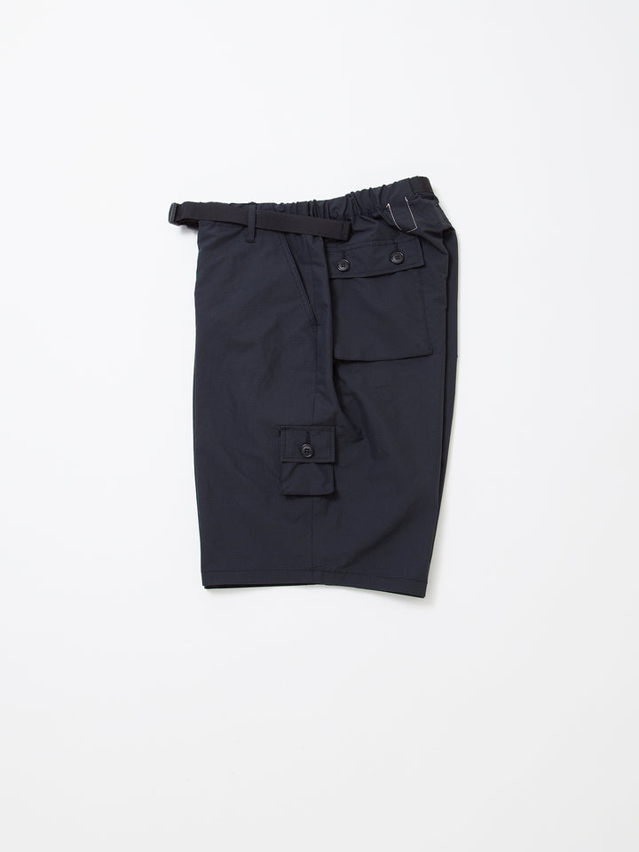 FP014E・"TIGER EASY SHORT SLACKS" / Polyester Ripstop - Black