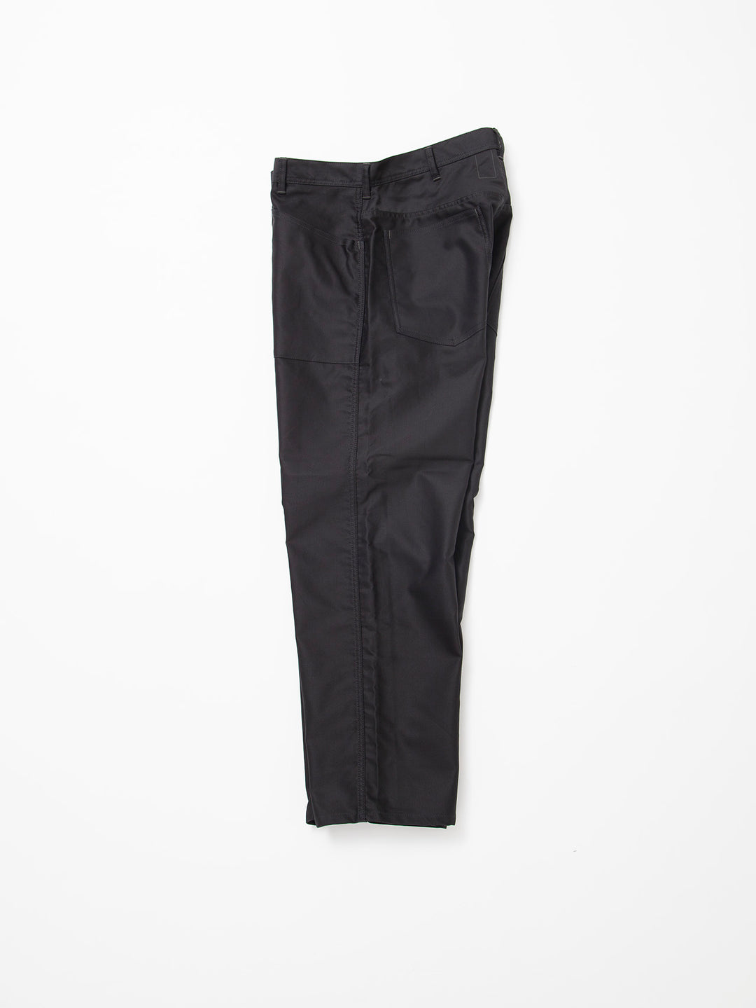 FP016・"SEAMANS SLACKS" / Giza Cotton Moleskin - Black