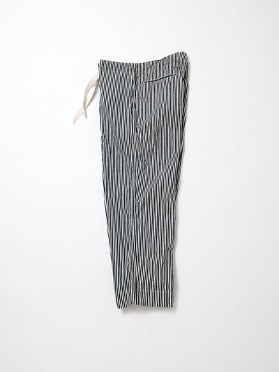 FP018 - FATIGUE SLACKS "UTILITY EASY SLACKS" / High Density Hickory Stripe - Indigo×Natural
