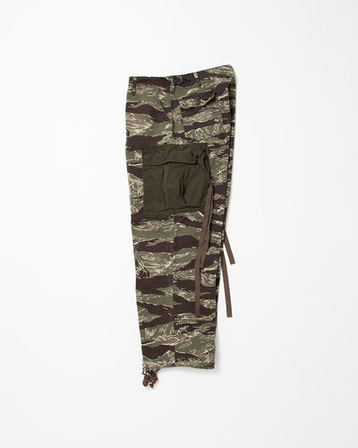 FATIGUE SLACKS - BOONIE SLACKS / Tiger Stripe w/Special Bio Wash