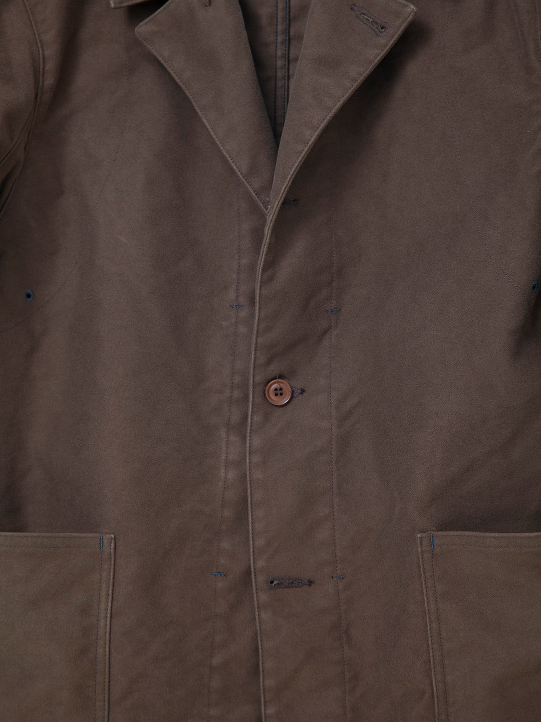 THE CORONA UTILITY - CJ002・Utility Work Coat / Cotton Moleskin / Brown