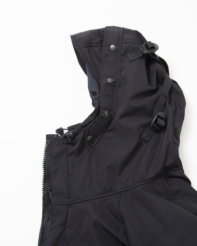 CJ008 - CORONA・G-1 Parka Coat / Ester Gabardine - Black