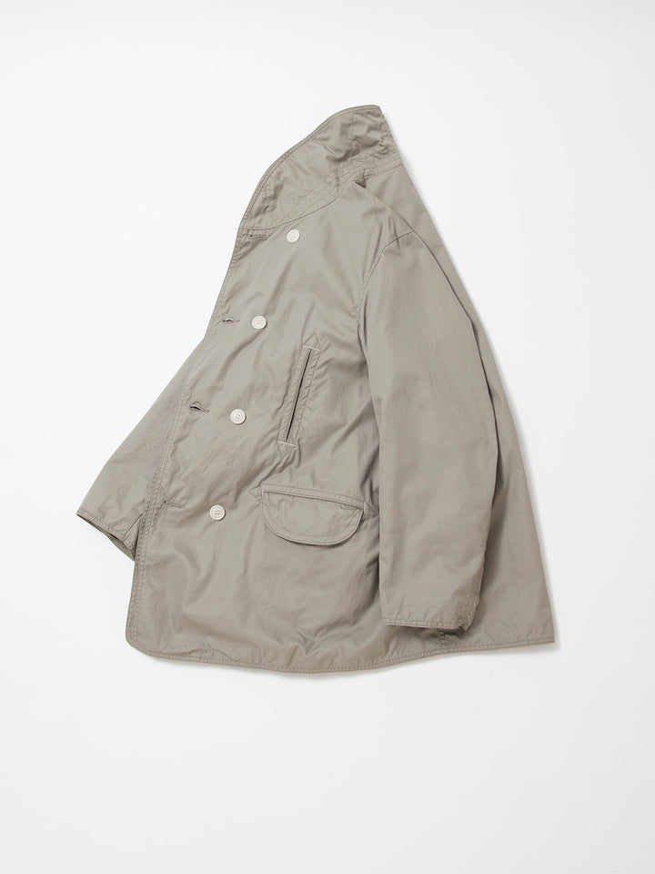 CJ009・Utility Mackinaw Coat / High Density Cotton Gabardine - Sand Beige
