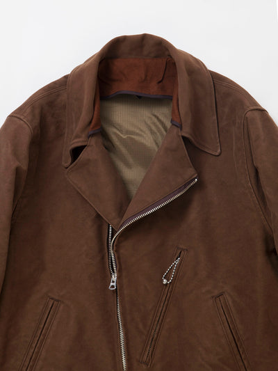 CJ014 - CORONA・Utility WB Zipup Jacket / Cotton Moleskin - Brown