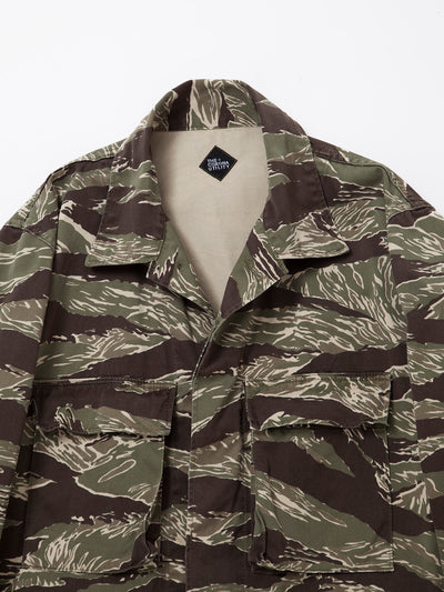 THE CORONA UTILITY・B.D.U Jacket / Tiger Stripe・Combat Fatigue Pattern Twill w/Special Bio Wash