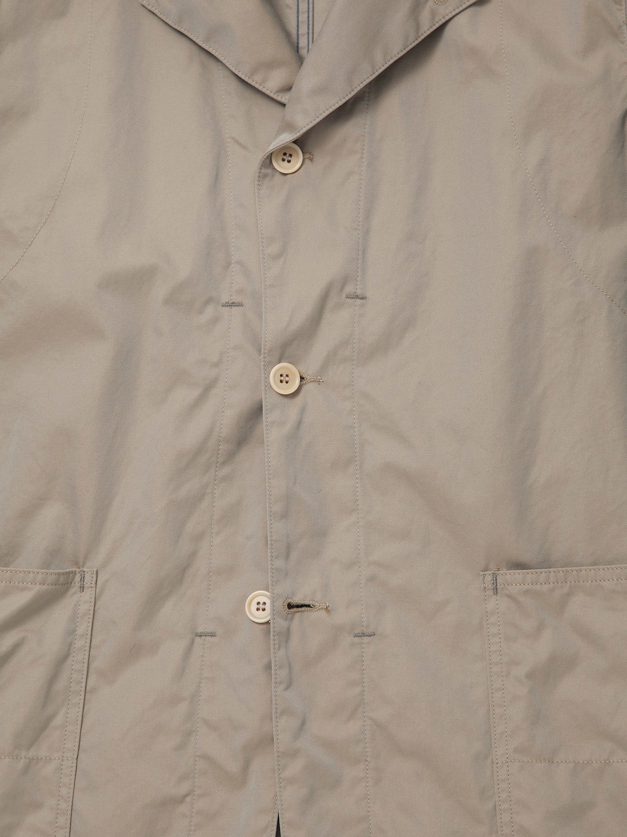 CJ034 - CORONA・Utility Work Coat / High Density Chambray Gabardine - Beige