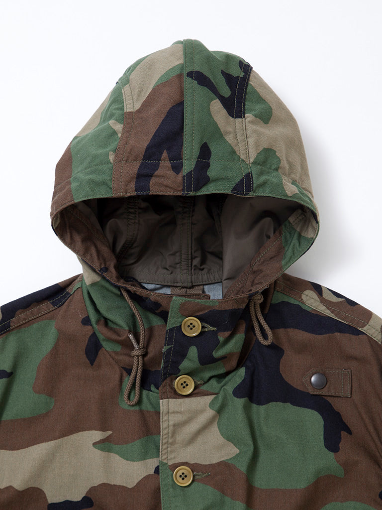 CJ039・Kerry's Parka 20 / NYCO Woodland Camouflage Pattern Twill from U.S
