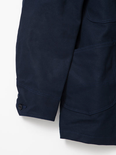 CJ043 - CORONA・Myrtle Work Coat / TAKEYARI Craft Canvas - Navy