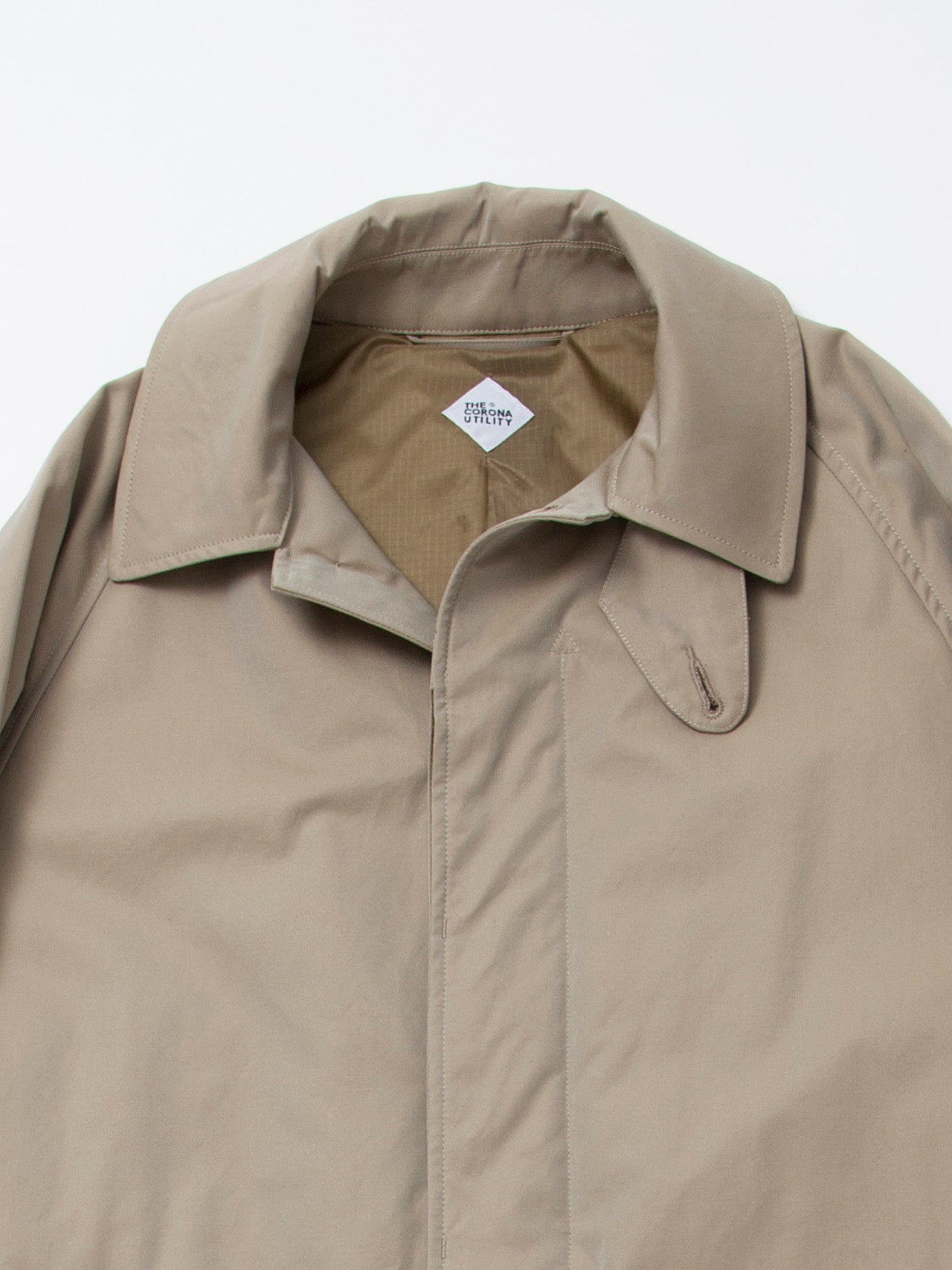 CJ046 - CORONA・Up Duster Coat RB21 / High Density Chambray Gabardine - Beige