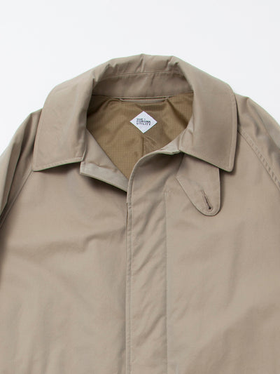 CJ046 - CORONA・Up Duster Coat RB21 / High Density Chambray Gabardine - Beige